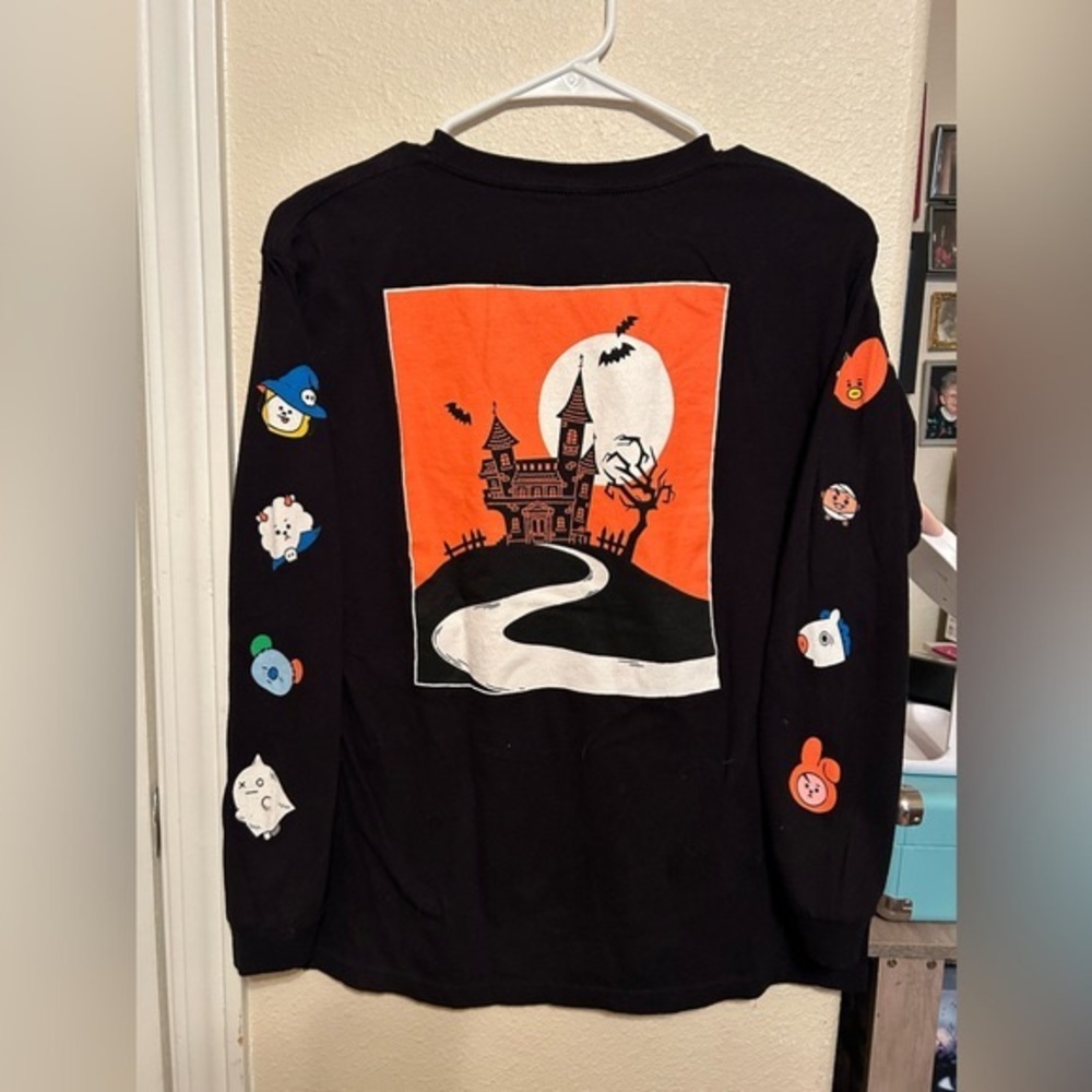 BT21 Hot Topic Haunted House Girls Long-Sleeve Shirt (BTS Merch)